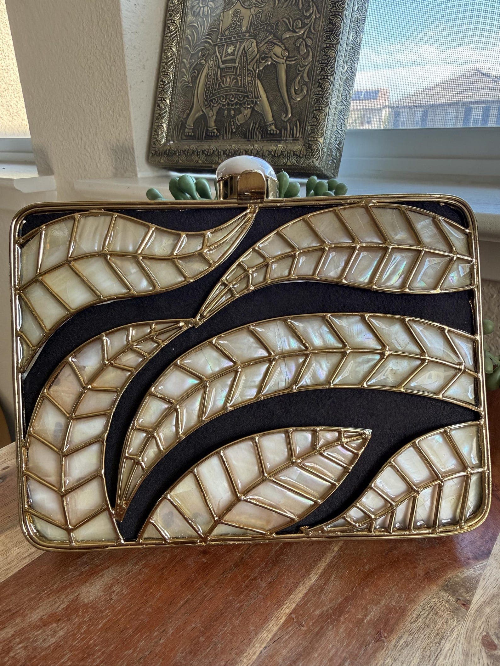 Mother of Pearl Clutch Bag thumbnail 3