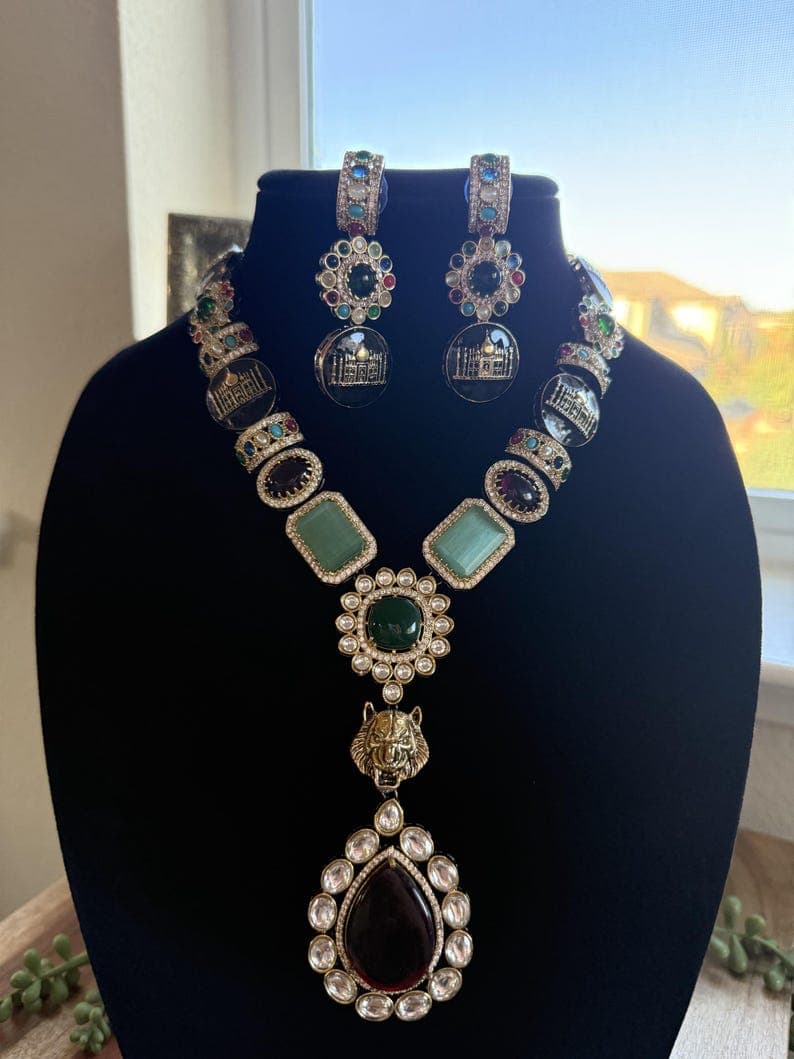 Sabya Inspired Statement Necklace Set