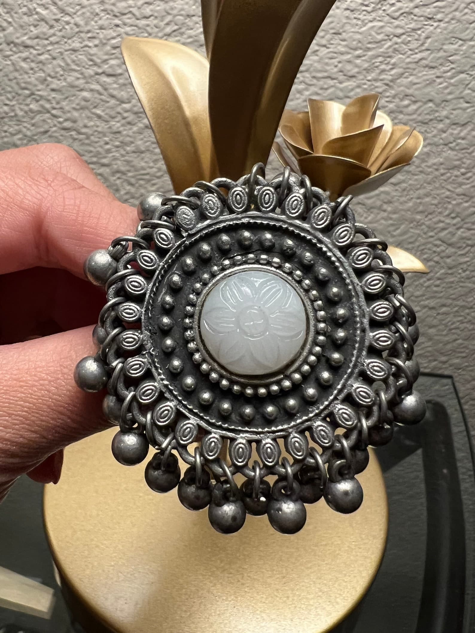 Premium Jumbo Silver Adjustable Rings thumbnail 2