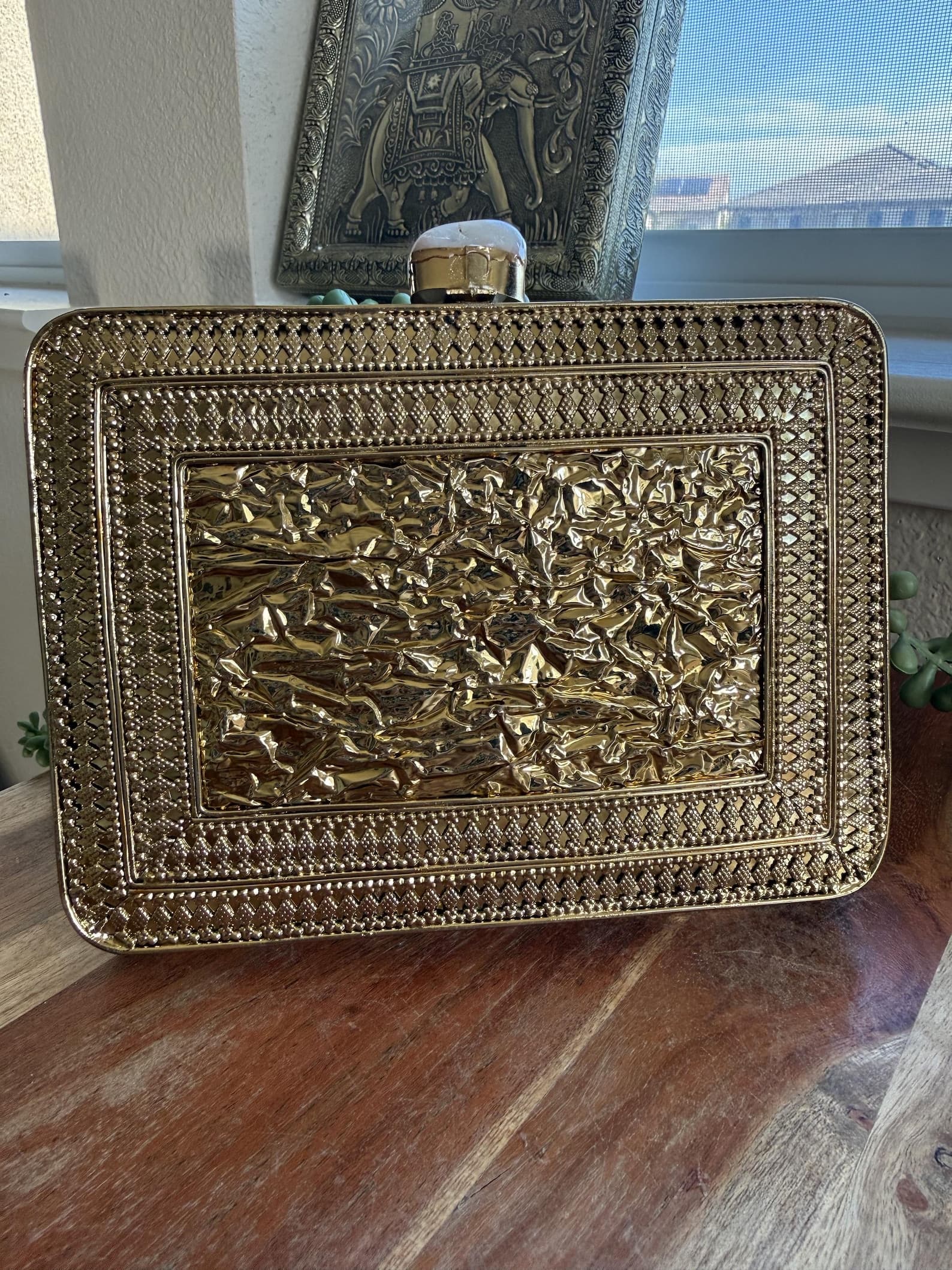 Mother of Pearl Clutch Bag alternate view